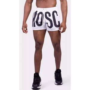 Moschino: Logo Print Swim Shorts Nwt